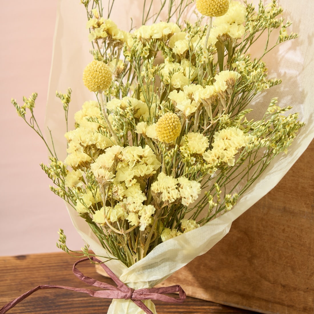 色とりどり・ドライフラワーのブーケ［ラッピング付］