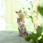 ちょこんと飾れる、動物の一輪挿し