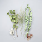 ブルーファンタジアとユーカリのスワッグ