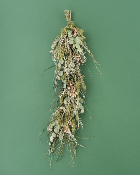 ＜冴えた音色＞アレカヤシ・ブルニア・ユーカリのスワッグ