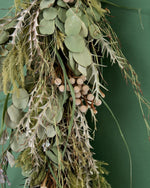 ＜冴えた音色＞アレカヤシ・ブルニア・ユーカリのスワッグ