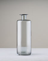 ［フラワーベース］レウナ ガラスベース トール グレー