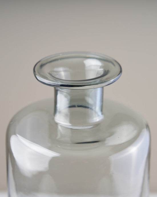 ［フラワーベース］レウナ ガラスベース トール グレー