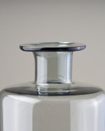 ［フラワーベース］レウナ ガラスベース トール グレー