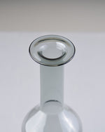 ［フラワーベース］レウナ ガラスベース スリム グレー