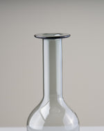 ［フラワーベース］レウナ ガラスベース スリム グレー