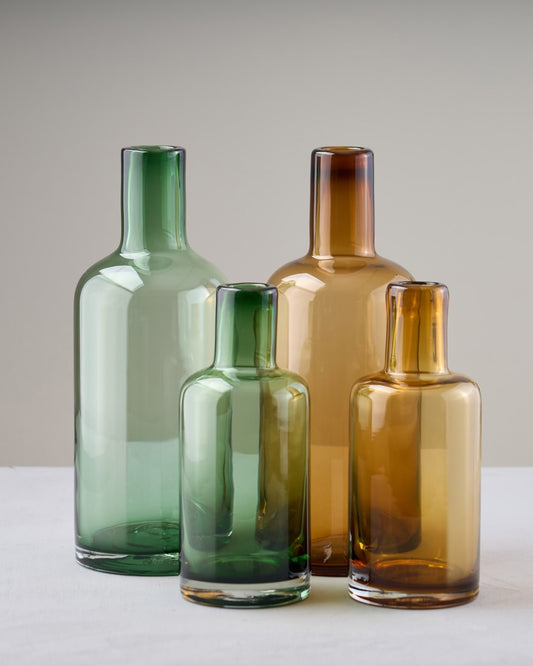 ［フラワーベース］カラーガラスベース ロングネック