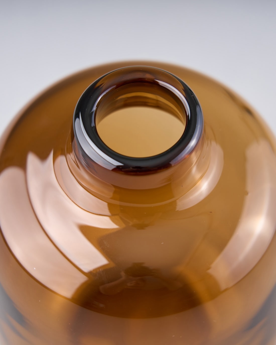 ［フラワーベース］カラーガラスベース プランプ