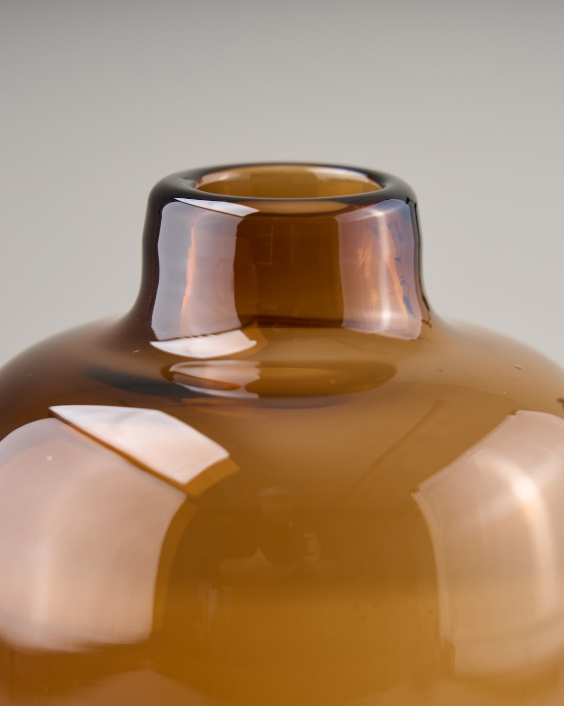 ［フラワーベース］カラーガラスベース プランプ