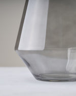 ［フラワーベース］ビッグガラスベース クリスタル グレー