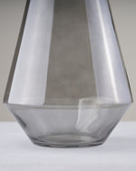 ［フラワーベース］ビッグガラスベース クリスタル グレー