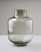 ［フラワーベース］ビッグガラスベース グレー