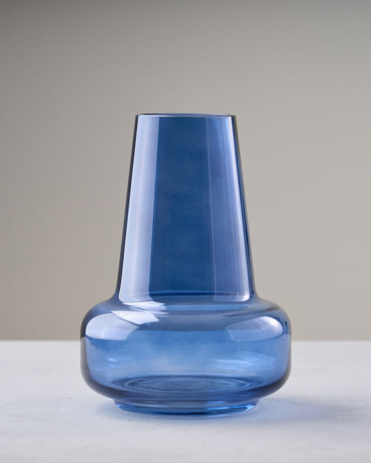 ［フラワーベース］ビッグガラスベース ブルー