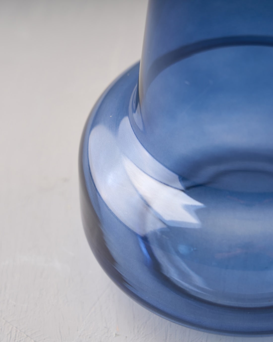 ［フラワーベース］ビッグガラスベース ブルー