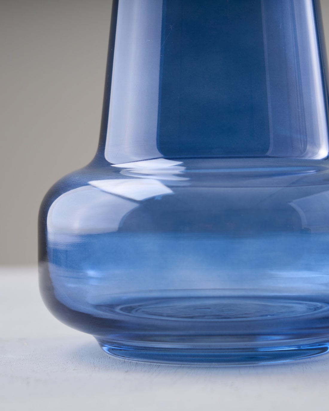 ［フラワーベース］ビッグガラスベース ブルー