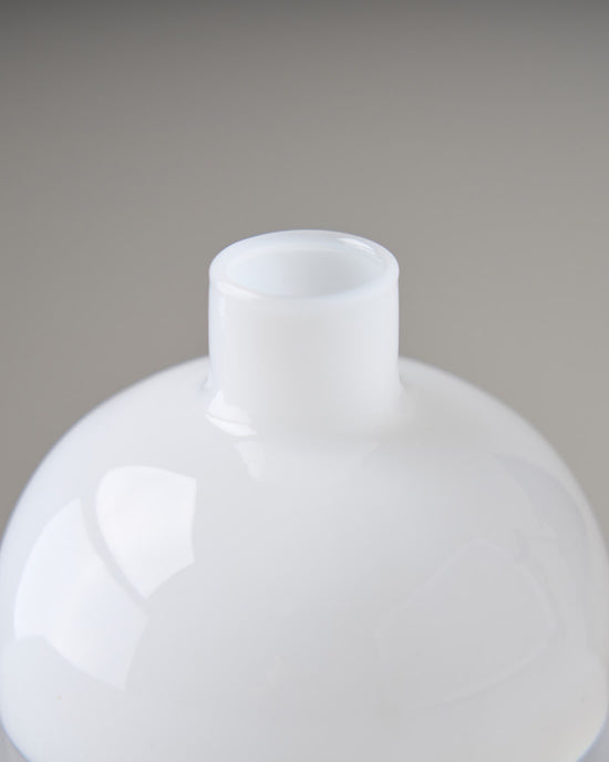 ［フラワーベース］ガラスベースツートンS ホワイト