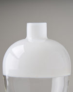 ［フラワーベース］ガラスベースツートンS ホワイト