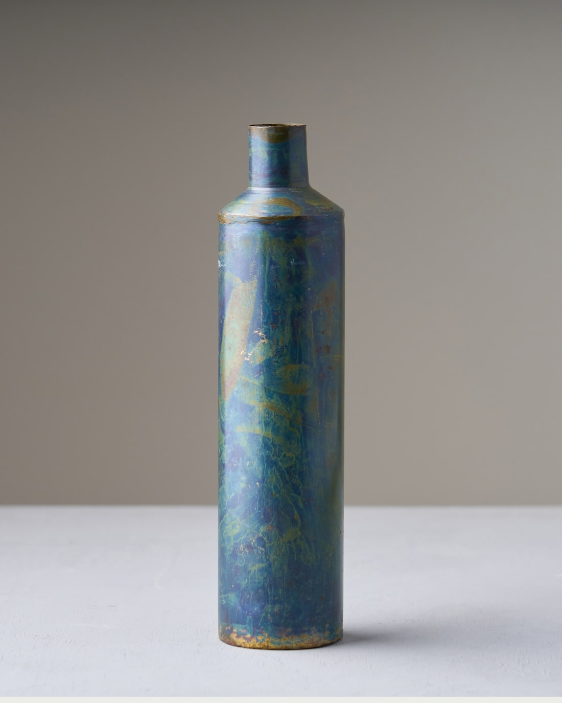 【在庫限り販売終了】［フラワーベース］アイアン ボトルベース（Mサイズ）