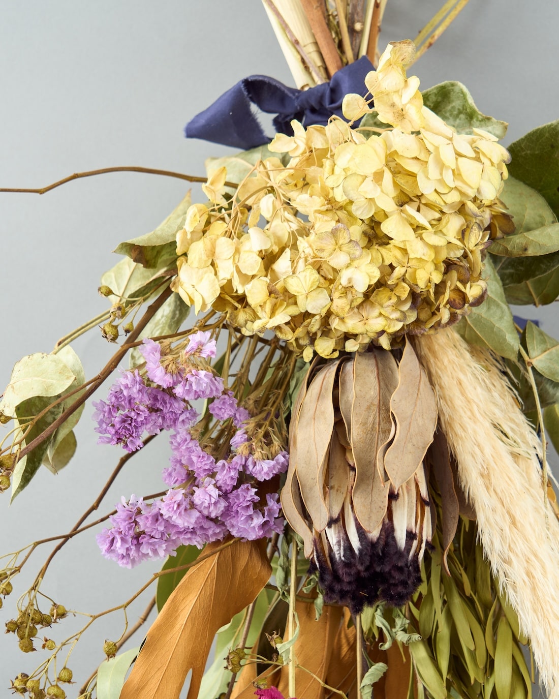 フローリストおまかせのドライフラワースワッグ