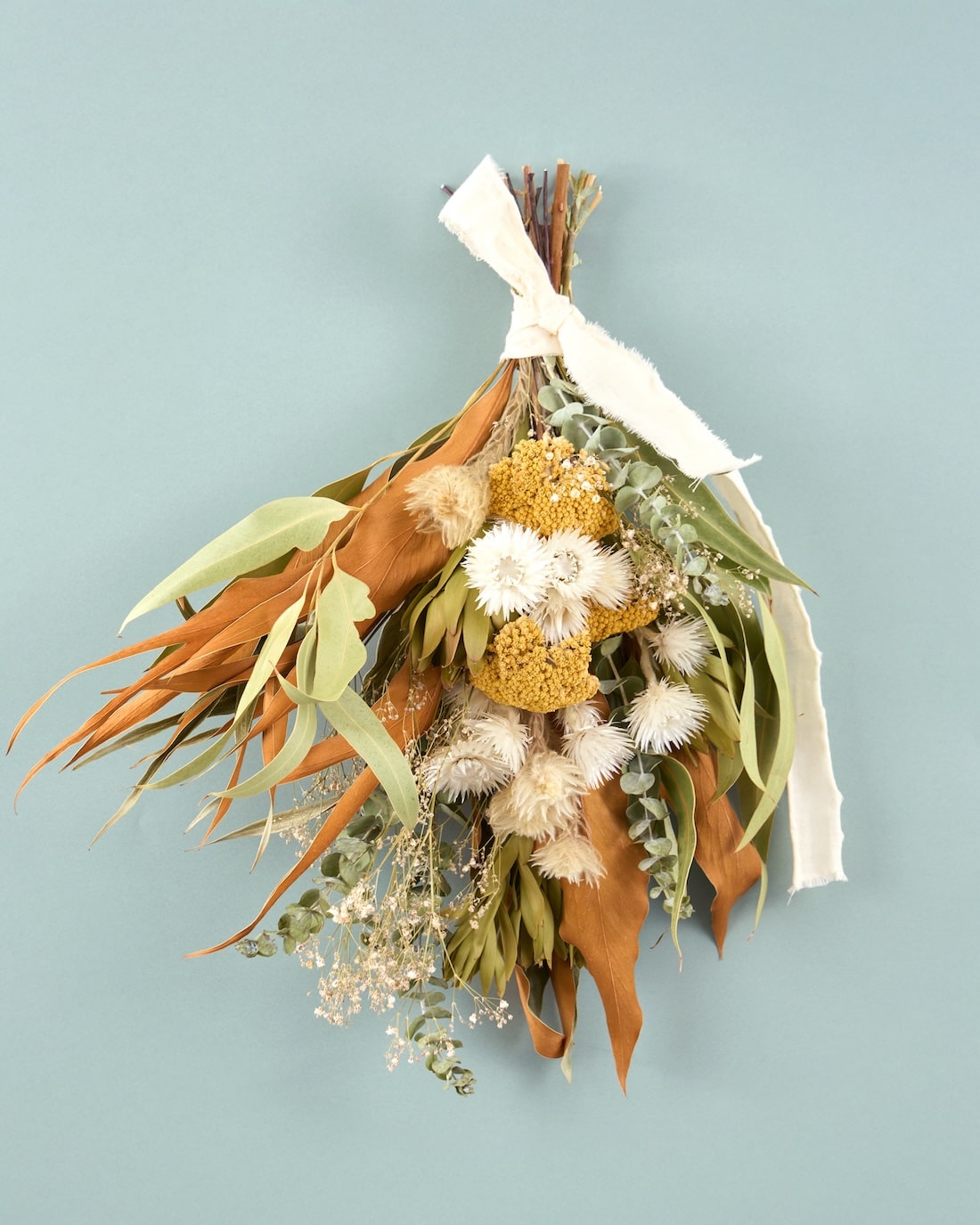 ＜幾久しく＞アキレアとフィリカのスワッグ