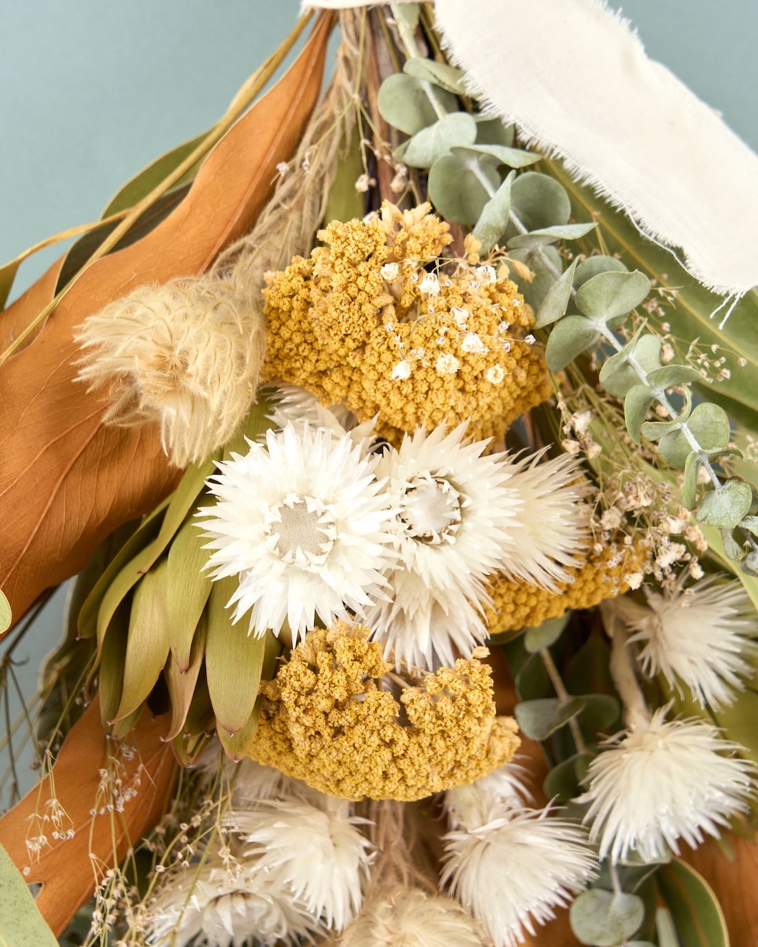 ＜幾久しく＞アキレアとフィリカのスワッグ