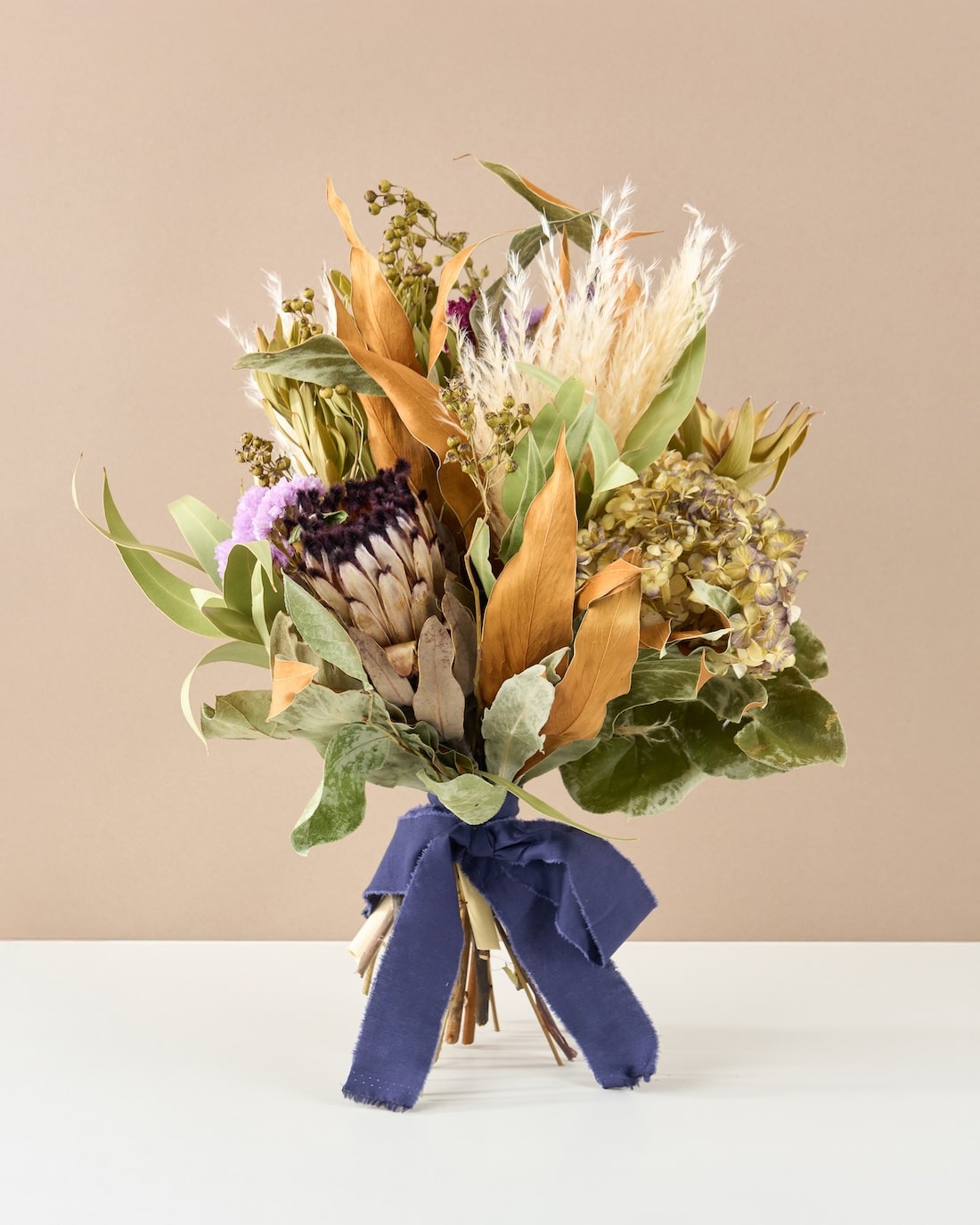 フローリストおまかせのドライフラワースワッグ