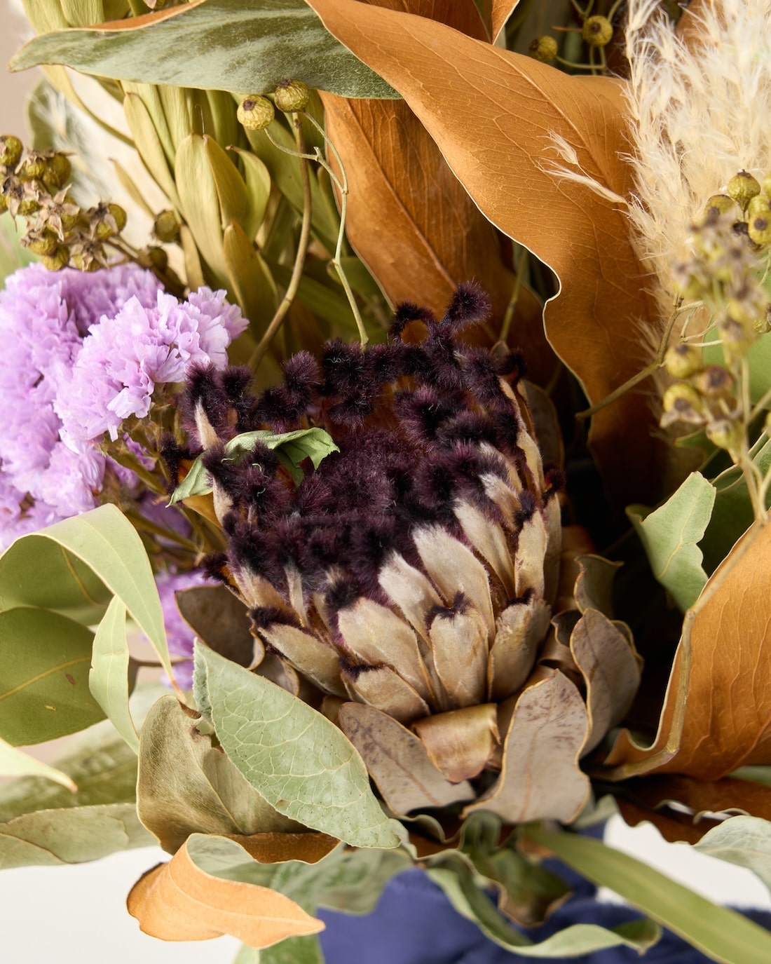 フローリストおまかせのドライフラワースワッグ