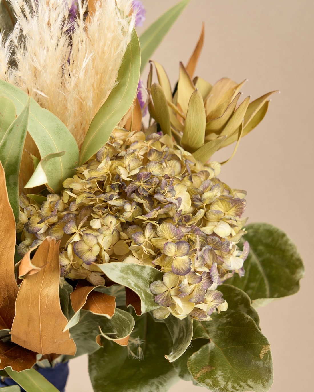 フローリストおまかせのドライフラワースワッグ