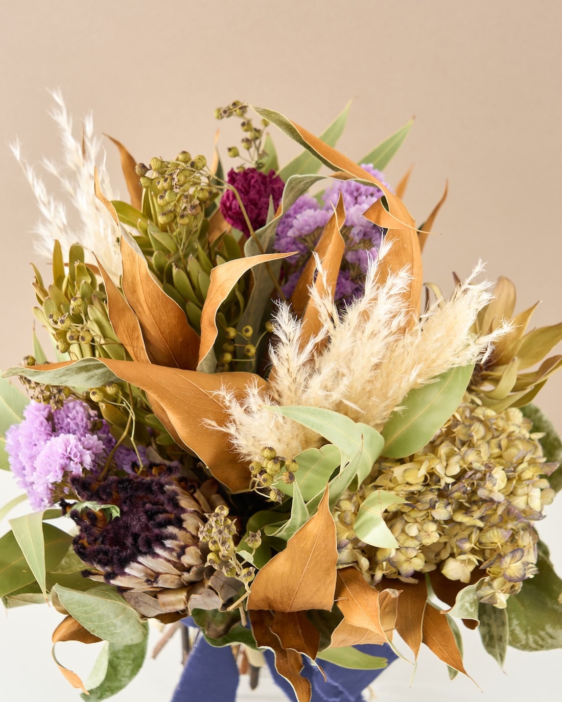 フローリストおまかせのドライフラワースワッグ