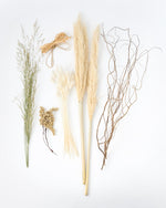 ＜白と柳＞パンパスグラス・雲竜柳・ペッパーベリーのスワッグ