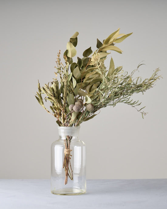 飾るだけでサマになるドライフラワーセット（5種類のユーカリ）＜緑の五重奏＞