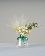 ［フラワーベース］ガラスベースツートンM グリーン