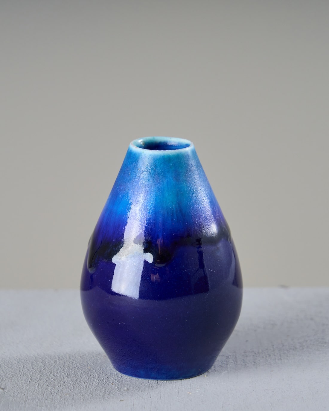 ［フラワーベース］セラミックベース クレイン ブルー