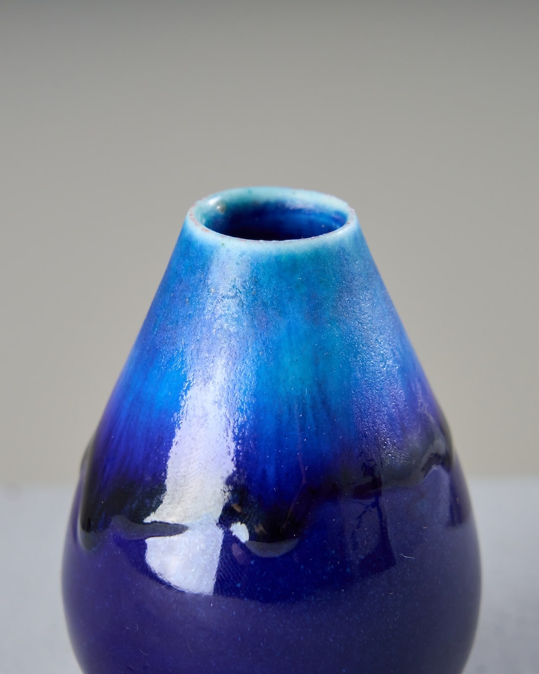 ［フラワーベース］セラミックベース クレイン ブルー