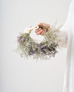 ＜Happy Birthday＞ブルーファンタジアとカリナディープブルーのリース