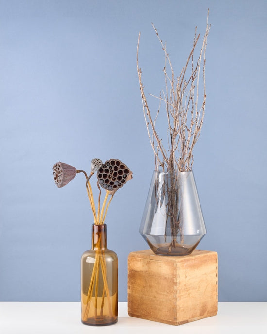 飾るだけでサマになるハスとおすすめドライフラワーのセット