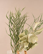 飾るだけでサマになるドライフラワーセット（スターチス・シナモンスティック・アレカヤシ）