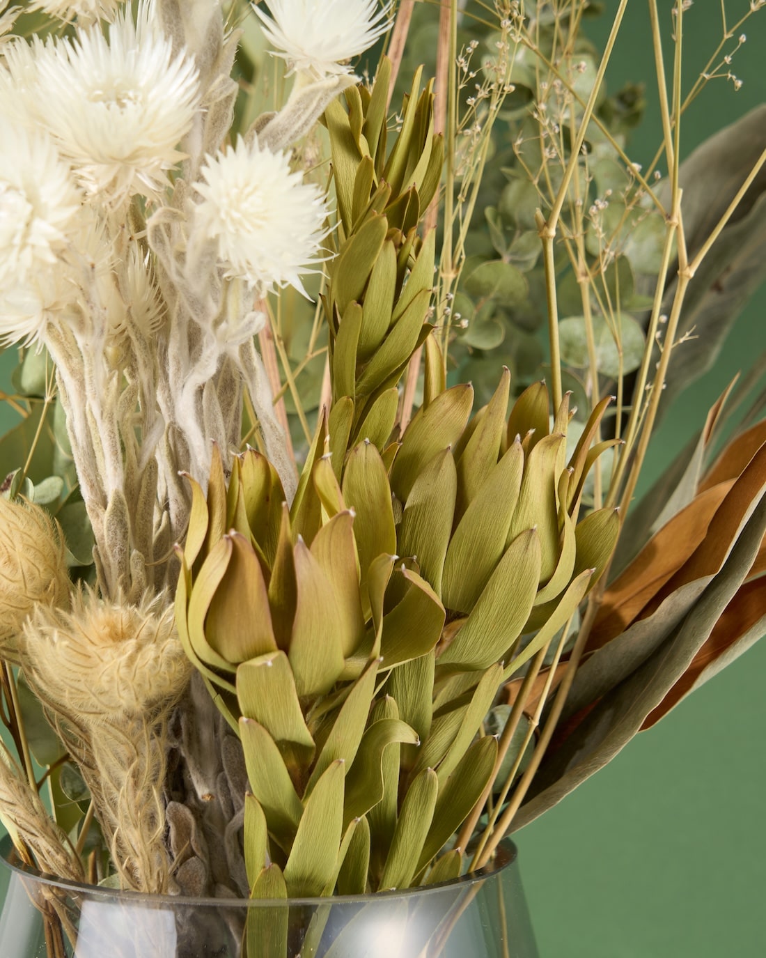 飾るだけでサマになるドライフラワーセット（アキレア・フィリカ）