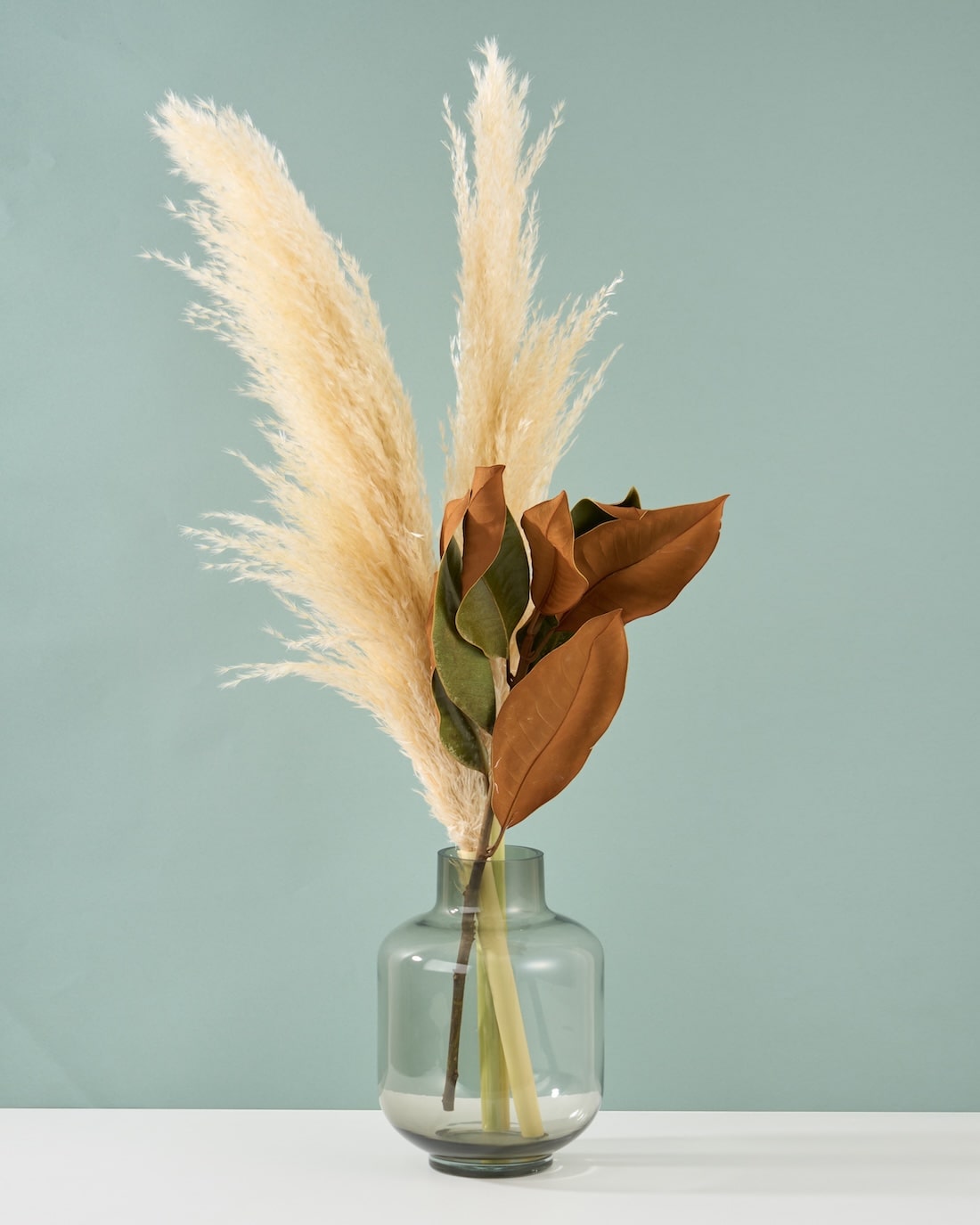 ［フラワーベース］ビッグガラスベース グレー