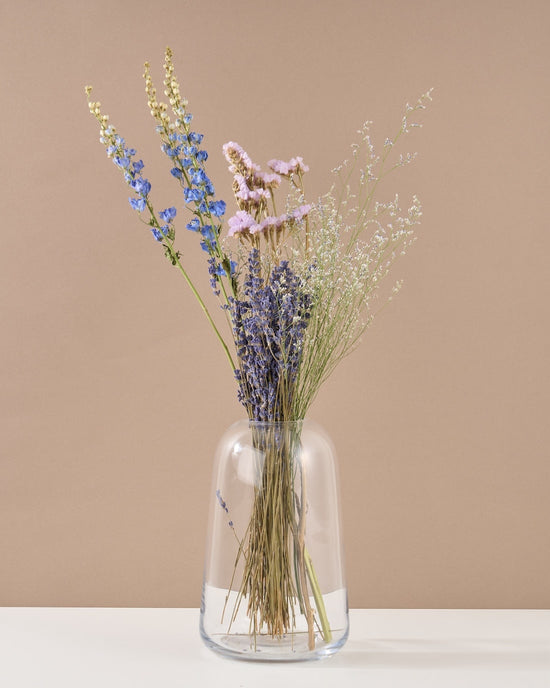 飾るだけでサマになるドライフラワーセット（ラベンダー・デルフィニューム）