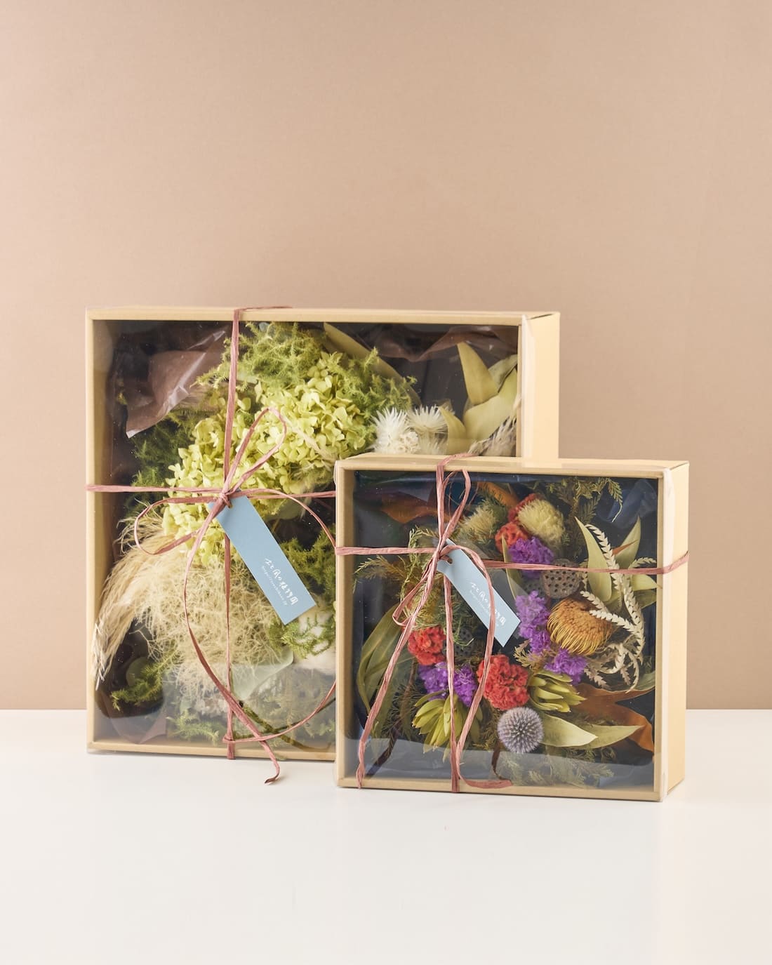 フローリストおまかせのドライフラワーリース 商品ページ - 土と風の植物園