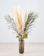 【BIGサイズ】飾るだけでサマになるドライフラワーセット（パンパスグラス・アレカヤシ・ユーカリトランペット）