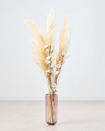 【BIGサイズ】飾るだけでサマになるドライフラワーセット(パンパスグラス・ミツマタ・コットンフラワー）