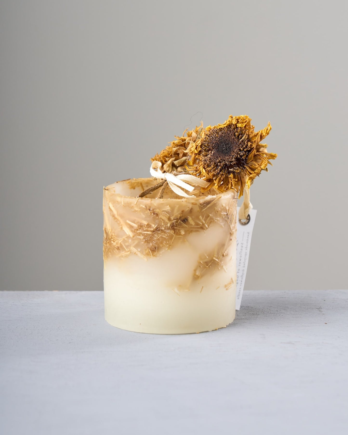 ［雑貨］ドライフラワーのアレンジメント・キャンドル