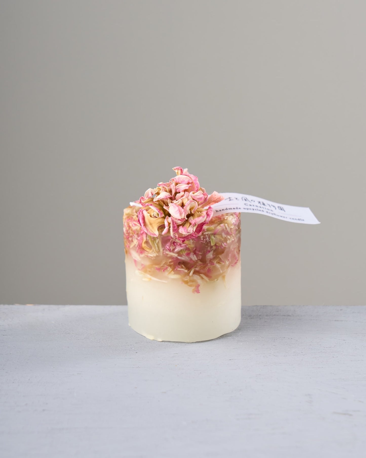 ［雑貨］ドライフラワーのミニキャンドル