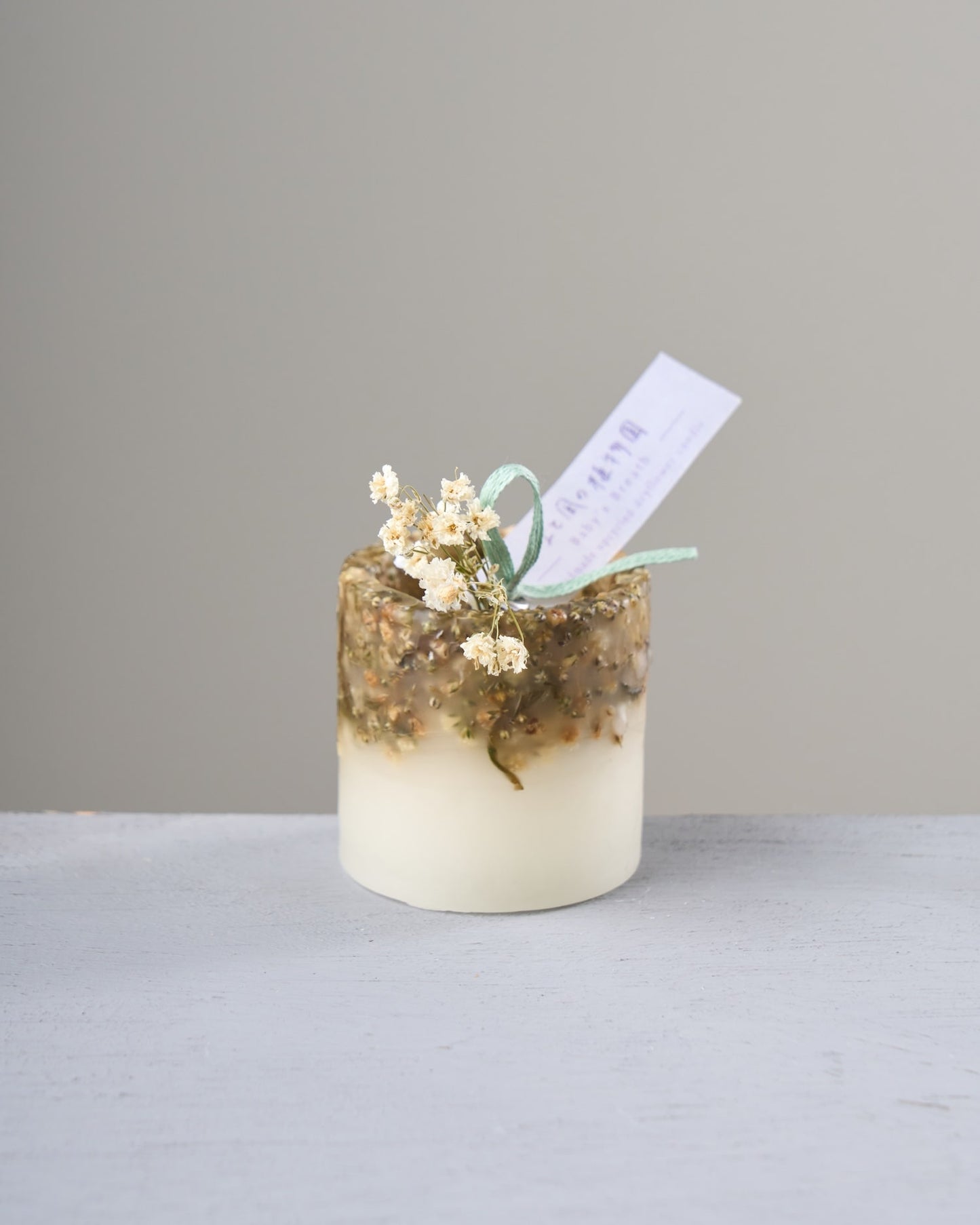 ［雑貨］ドライフラワーのミニキャンドル