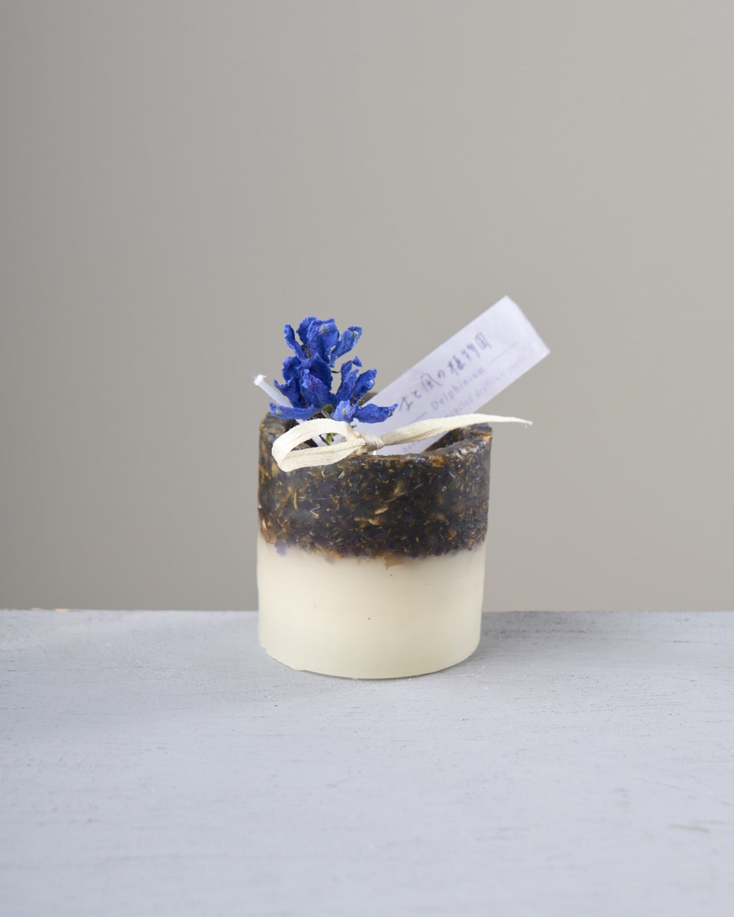 ［雑貨］ドライフラワーのミニキャンドル