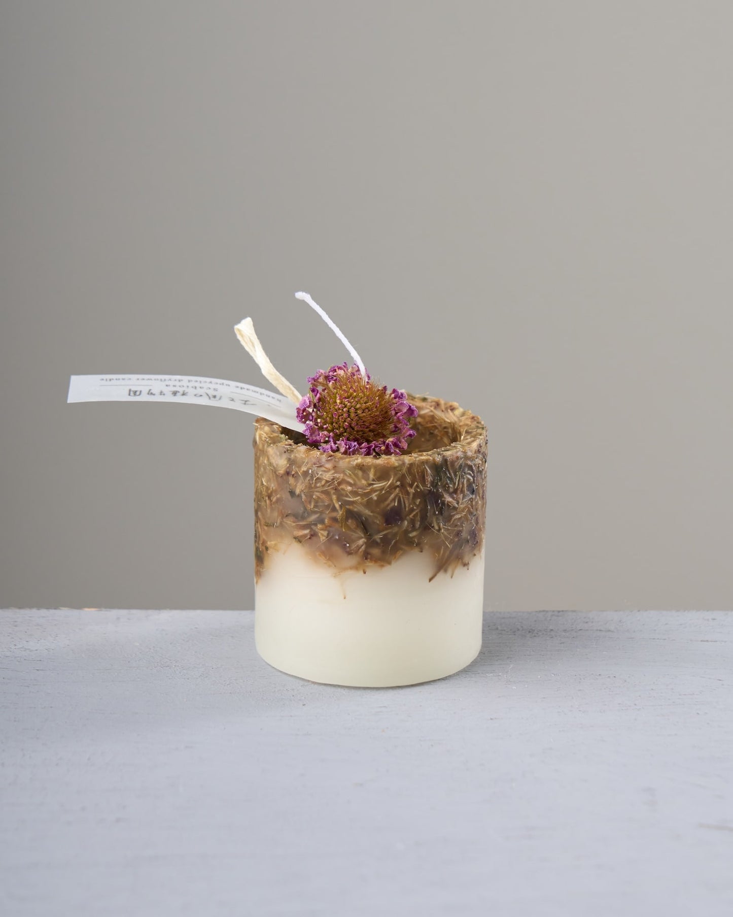 ［雑貨］ドライフラワーのミニキャンドル