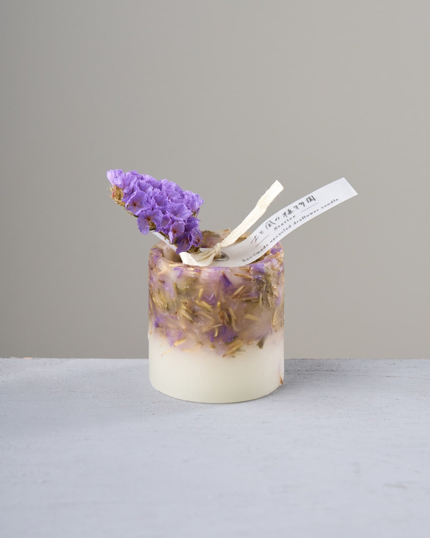 ［雑貨］ドライフラワーのミニキャンドル