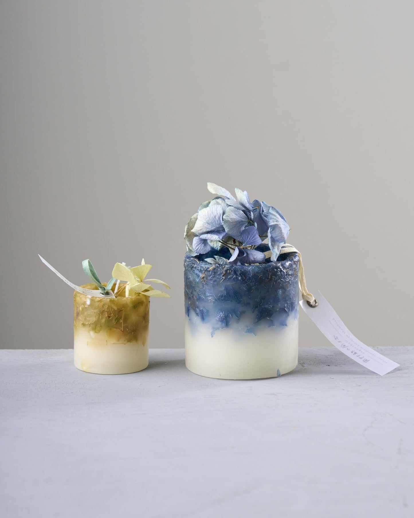 ［雑貨］ドライフラワーのアレンジメント・キャンドル